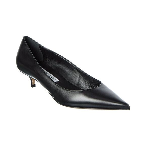 Jimmy Choo Amelia Leather Pump Black